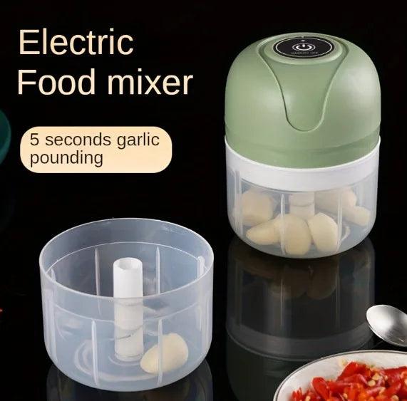 Mini Processador Elétrico 250ml – Triturador USB Recarregável