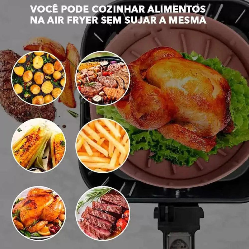 Kit de Capas Protetoras de Silicone para AirFryer – 6 Peças