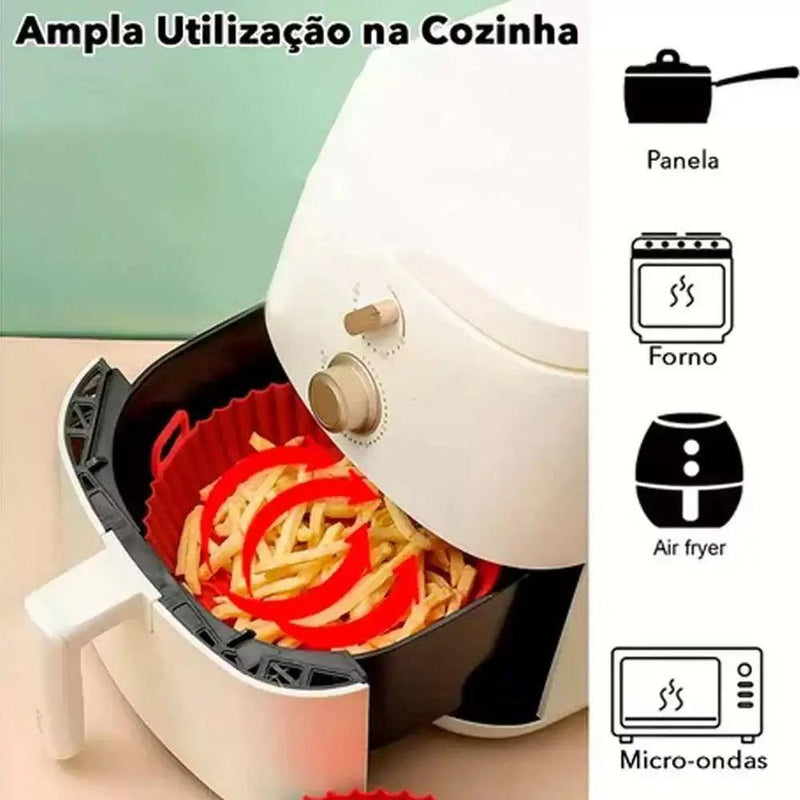 Kit de Capas Protetoras de Silicone para AirFryer – 6 Peças