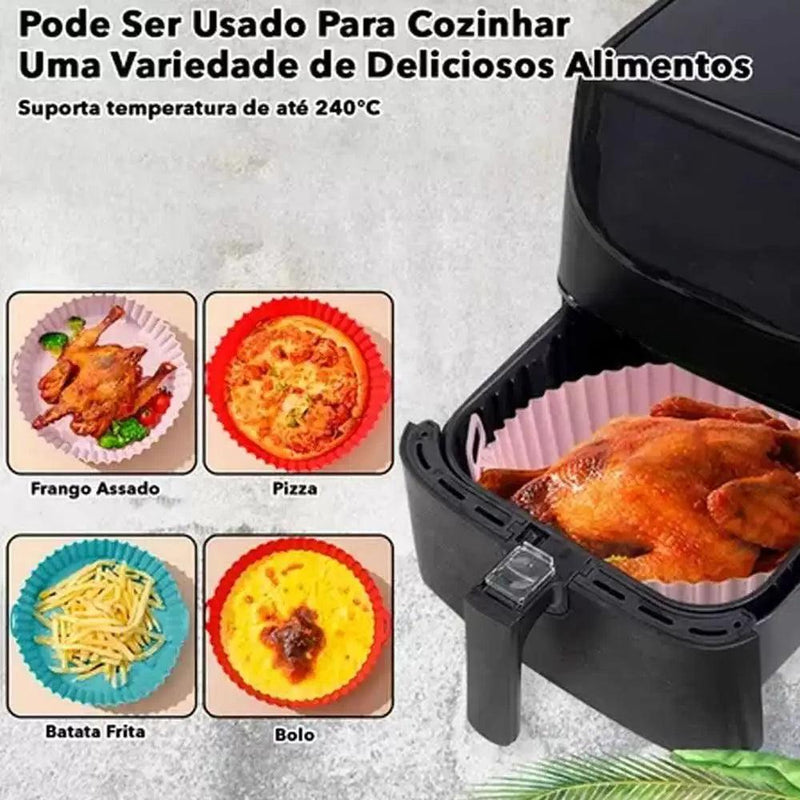 Kit de Capas Protetoras de Silicone para AirFryer – 6 Peças